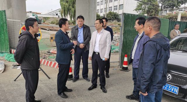 沂源縣縣長、淄博市交通運輸局、改建辦等領(lǐng)導(dǎo)蒞臨膠海線檢查安全工作