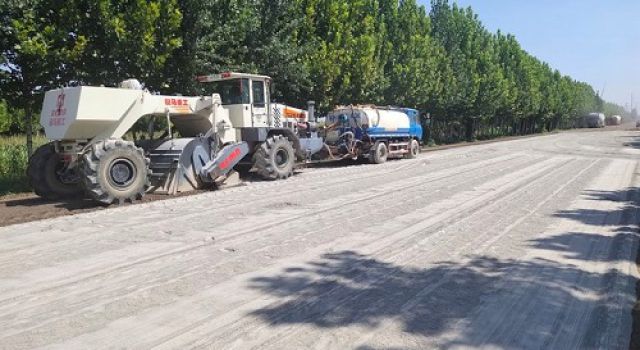 博興縣四好農(nóng)村路建設(shè)項(xiàng)目水泥就地冷再生施工心得感受