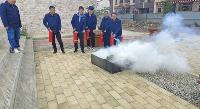 工地消防演練，守護(hù)安全防線